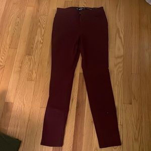 Hollister maroon jeans